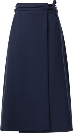 ottod'Ame Falda midi - Skirts - Mujer - Azul - S