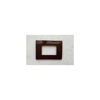 Trade Shop Trade Shop - Placca Placche Placchete Compatibili Living Light In Abs 3 4 7 Posti Colorate - Brown