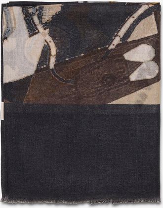 19 Andrea's 47 Bedruckter Kaschmirschal Millemiglia