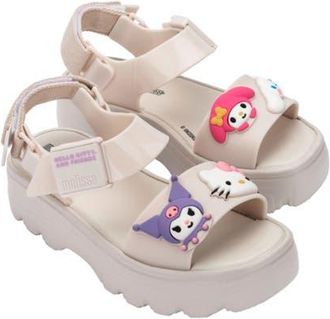 Melissa x Hello Kitty and Friends Lug Sole Sandal in Beige at Nordstrom, Size 10