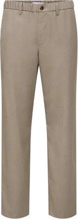 Only & Sons Onsyoke Tap Reg Twill 0668 Pant Frml - Heren - Chinos - Beige - L - Broeken