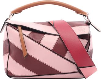 Loewe Pre-owned Loewe Small Calfskin Rugby Puzzle Satchel Ladies EV1MM2H5KQIRHTXU