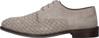 Stefano Lauran Msh 0010098 Veterschoen - Heren - Veterschoenen - Grijs - 45 EU - Leer - Schoenen