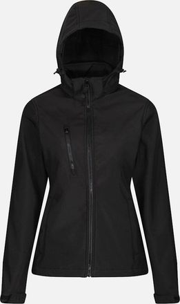 Regatta Womens Regatta Professional Womens/Ladies 3 Layer Membrane Soft Shell Jacket - Black - Size: 14
