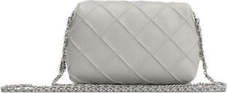 Tory Burch Light Grey Fleming Crossbody Bag