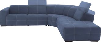 Egoitaliano Ecksofa »Sauvanne, Designsofa der Extraklasse, elegant und bequem« wahlweise mit elektrischer Relaxfunktion, Kopfteilverstellung