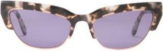 BCBGeneration 56mm Extreme Kitten Combo Sunglasses in Blush Demi Shiny Rose Gold at Nordstrom Rack