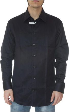 Armani Kccm 5Lkcc 69Bluscuro - Heren - Casual Overhemden - Blauw - M - Overhemden