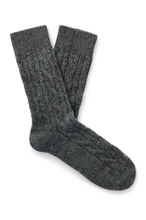 Loro Piana Treccia Baby Cashmere Socks