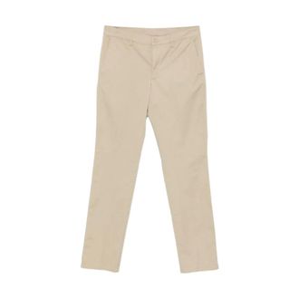 Aspesi Chinos, male, Beige, Size: XL Adrien Cotton Gabardine Trousers