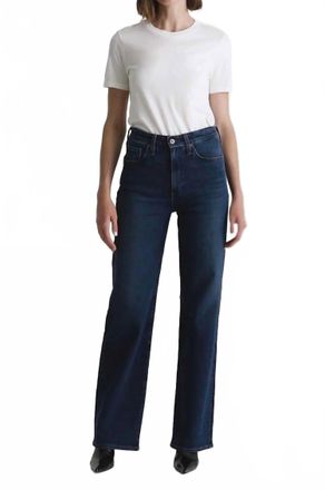 AG - Adriano Goldschmied Kora High-Rise Wide Leg Jeans In Midnight Sun