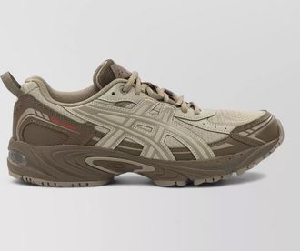 Asics synthetic leather low-top sneakers