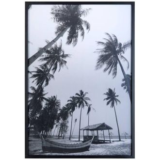 Atmosphera Atmosphera - P&oacute;ster Ayu En Blanco Y Negro Enmarcado 70x100cm Cr&eacute;ateur DInt&eacute;rieur