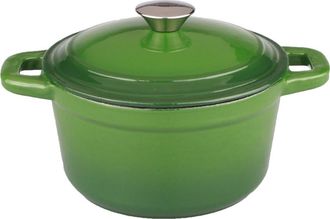 Berghoff INTERNATIONAL Neo 7 Quart Cast Iron Round Covered Pot in Green at Nordstrom Rack