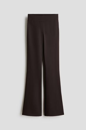 H&M Ausgestellte Hose mit Four-way-Stretch - Dunkelbraun