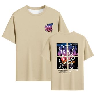 Generic Mens Short Sleeved T Shirts Bear Printed T Shirts Graphic Tees Shirt Mens Graphic Printed Tshirts Casual Short Sleeve Tshirt for Men Summer, Streetwea