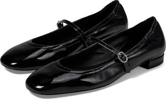 Stuart Weitzman Claris Ballet Flat Womens Flat Shoes Black : 7.5 M, Leather