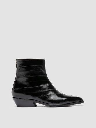 Officine Creative Noelie DD 109 Leather Ankle Boots in Black at Nordstrom, Size 38.5