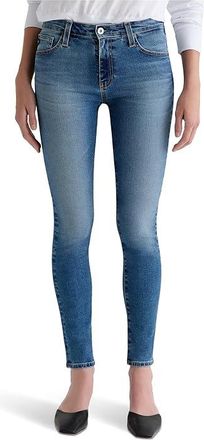 AG - Adriano Goldschmied Farrah Mid Rise Skinny Ankle Jean In Adorn Womens Jeans Adorn : 24 28, Cotton/Denim/Elastane