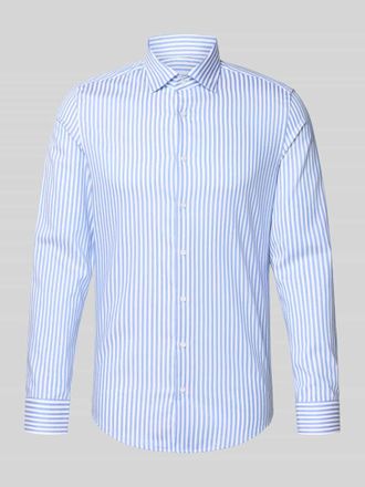 Seidensticker Slim Fit Business-Hemd aus Baumwolle mit Kentkragen in Bleu, Gr&ouml;&szlig;e 38