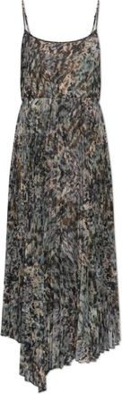 AllSaints Anni 2-in-1 Jurk - Dames - Maxi kleedjes - Veelkleurig - XS - Wol - Kleedjes