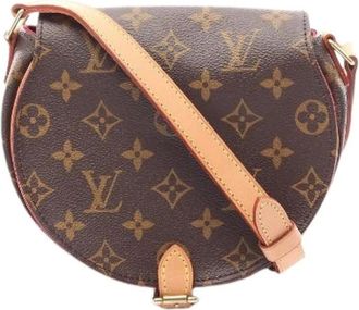 Louis Vuitton Pre-owned Tambourin Monogram coated canvas shoulder bag - - Pre-owned - Donna - Marrone - ONE SIZE