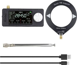 OEM Receptor De Radio Port&aacute;til Si4732 10khz-180mhz Am Fm Sw Mw Vhf Radio De Bolsillo Con Antena