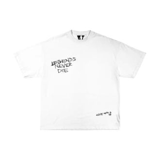 Vlone Vlone, Heren, Tops, Wit, Maat: XL Katoen