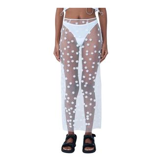 Cecilie Bahnsen Dames, Rokken, Wit, Maat: 2XS