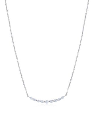 Diana M. Jewels 18K 0.20 Ct. Tw. Diamond Necklace