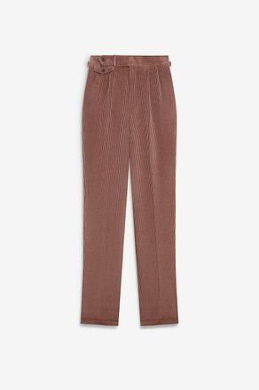 Dunhill Gerade Hose aus Baumwollsamt und Kaschmir