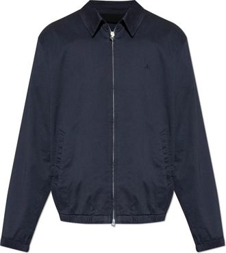 Rag & Bone Katoenen Jas met Kraag - Heren - Zomerjassen - Blauw - L - Katoen - Jassen
