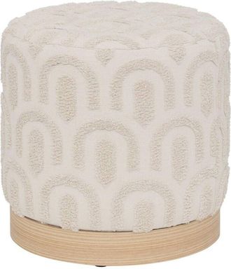 Atmosphera Atmosphera - Puff blanco Copas D38x38cm créateur dintérieur
