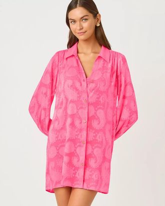 Lilly Pulitzer Sadira Long Sleeve Cover-Up