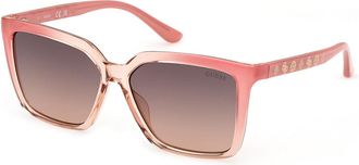 Guess GU00099 74B Womens Sunglasses Pink Size 55
