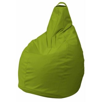 Dmora Dmora - Puf Abdog, Sill&oacute;n Multiusos, Puf, Puf Reposapi&eacute;s, Made In Italy, 90x90 H120 Cm, Amarillo