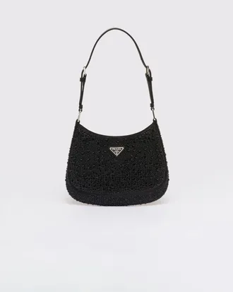 Prada Cleo satin bag with crystals
