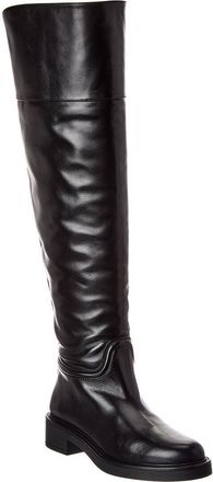 Stuart Weitzman Celia Leather Over-The-Knee Riding Boot