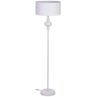 Wanderlust Deco Lámpara de pie de metal blanco 40x40x154h cm