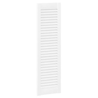 vidaXL Puerta De Armario De Lamas 2 Uds Blanco 99x29,5 Cm Vidaxl