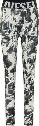 Diesel Wijde Pijpen Broek - Dames - Leggings - Veelkleurig - XS - Broeken