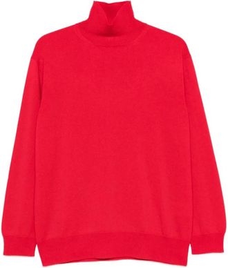 Malo Turtleneck Trui - Dames - Coltruien - Rood - XS - Truien & Vesten