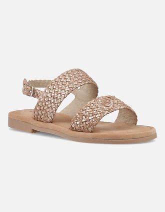 Hush Puppies Womens Hush Puppies Helene Sandal Leather Womens Bronze Standard Sandals - Size: 7