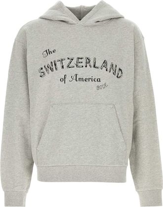 Bode Grey Cotton Sweatshirt