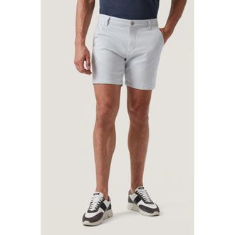 34 Heritage Hampton Slim Fit Twill Chino Shorts in Stone Twill at Nordstrom, Size 36