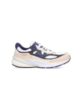 New Balance 990V6 Sneakers In Suede And Multicolor Mesh