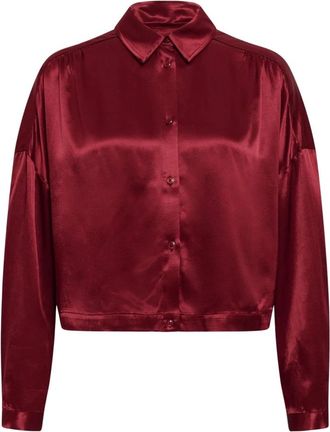 Part Two Valeriia PW Blouse - Dames - Overhemden - Rood - S - Polyester - Overhemden