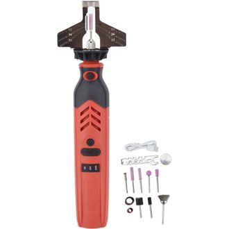 OEM Kit De Afilado Para Motosierra Inal&aacute;mbrica De 3,6 V Cc, Kit De Afilado Para Motosierra Manual, Juego De Herramientas Rojas Para Afilar Motosierras