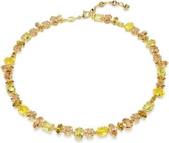 Swarovski Gema Necklace in Gold at Nordstrom