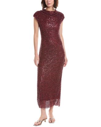 SIMKHAI Simkhai Zaria Cowl Neck Maxi Dress